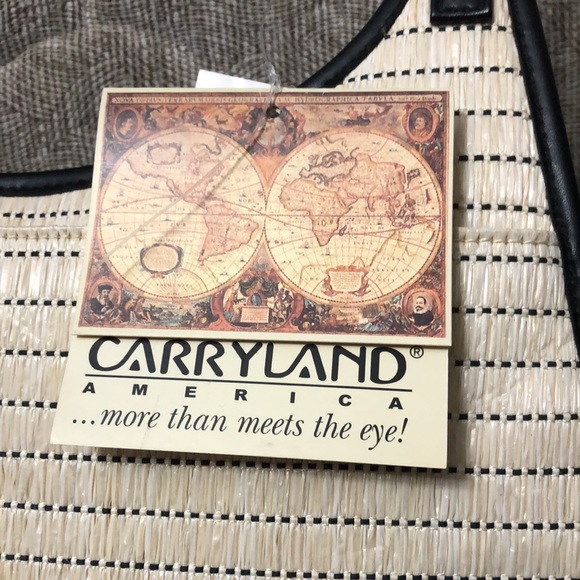NWT CARRYLAND BEIGE BEAUTIFUL BAG - Picture 9 of 11